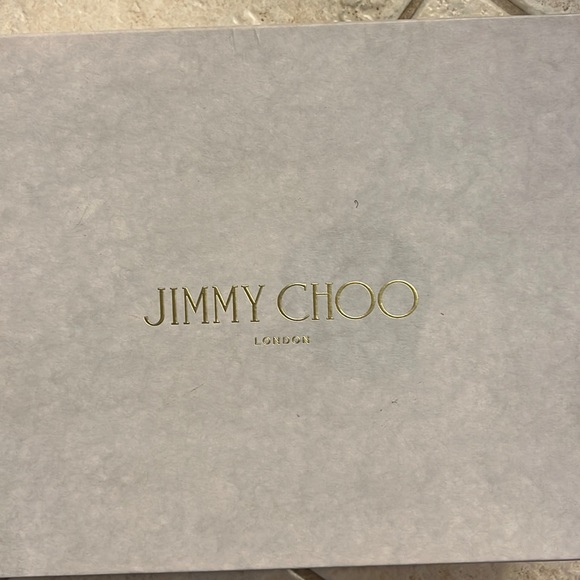 Jimmy Choo rose gold glitter, Lang heels - Picture 1 of 5